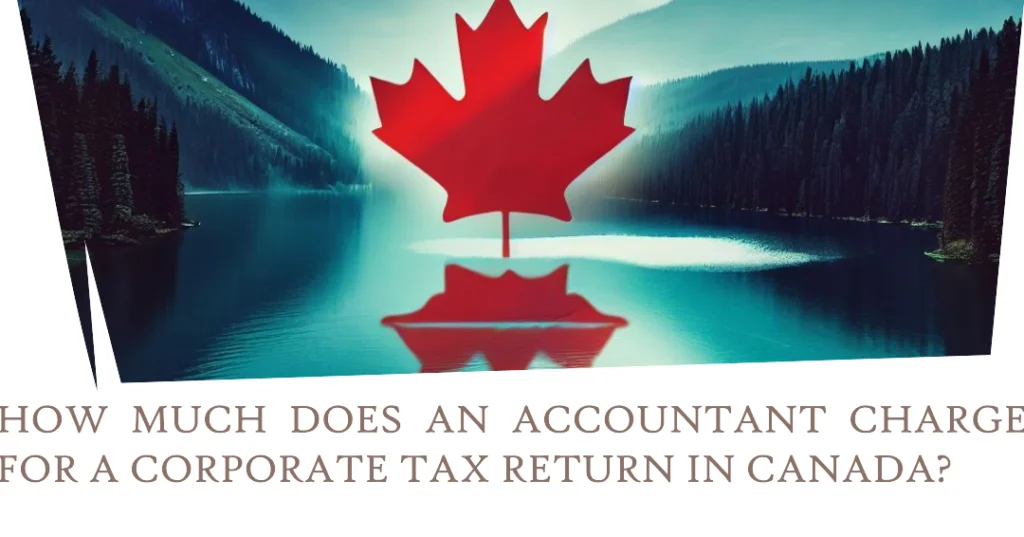 How Much Does an Accountant Charge for a Corporate Tax Return in Canada